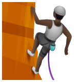 Pessoa Escalando: Pele Escura para WhatsApp 2.26.8.72