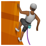 Pessoa Escalando: Pele Morena Escura para WhatsApp 2.26.8.72