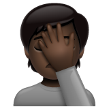 Pessoa Decepcionada: Pele Escura para WhatsApp 2.26.8.72