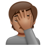 Pessoa Decepcionada: Pele Morena para WhatsApp 2.26.8.72