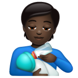 Pessoa Alimentando Bebê: Pele Escura para WhatsApp 2.26.8.72