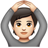 Pessoa Fazendo Gesto De “Ok”: Pele Clara para WhatsApp 2.26.8.72