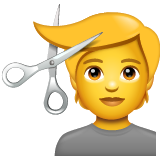 Pessoa Cortando O Cabelo para WhatsApp 2.26.8.72