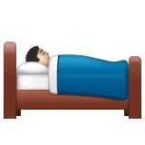 Pessoa Deitada Na Cama: Pele Clara para WhatsApp 2.26.8.72