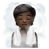 Pessoa Na Sauna: Pele Escura para WhatsApp 2.26.8.72