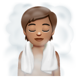 Pessoa Na Sauna: Pele Morena para WhatsApp 2.26.8.72