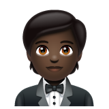 Pessoa De Smoking: Pele Escura para WhatsApp 2.26.8.72