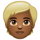 Pessoa: Cabelo Louro: Pele Morena Escura para WhatsApp 2.26.8.72
