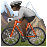 Pessoa Fazendo Mountain Bike: Pele Escura para WhatsApp 2.26.8.72