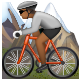Pessoa Fazendo Mountain Bike: Pele Morena Escura para WhatsApp 2.26.8.72