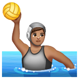 Pessoa Jogando Polo Aquático: Pele Morena para WhatsApp 2.26.8.72