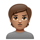 Pessoa Fazendo Bico: Pele Morena para WhatsApp 2.26.8.72