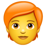 Person: Red Hair for WhatsApp 2.26.8.72