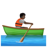 Pessoa Remando: Pele Escura para WhatsApp 2.26.8.72