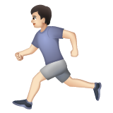 Pessoa Correndo: Pele Clara para WhatsApp 2.26.8.72