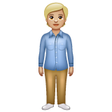 Pessoa Em Pé: Pele Morena Clara para WhatsApp 2.26.8.72