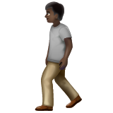 Pessoa Andando: Pele Escura para WhatsApp 2.26.8.72