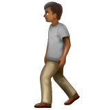 Людина йде: темний тон шкіри для WhatsApp 2.26.8.72