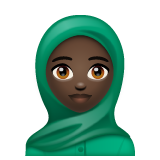 Mulher Com Véu: Pele Escura para WhatsApp 2.26.8.72