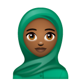 Mulher Com Véu: Pele Morena Escura para WhatsApp 2.26.8.72