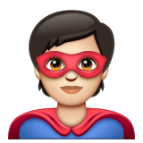 Super-Herói: Pele Clara para WhatsApp 2.26.8.72