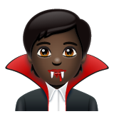 Вампір: дуже темний тон шкіри для WhatsApp 2.26.8.72