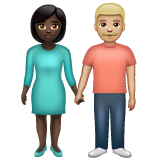 Mulher And Homem Holding Hands: Pele Escura, Pele Morena Clara para WhatsApp 2.26.8.72