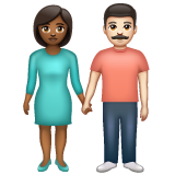 Mulher And Homem Holding Hands: Pele Morena Escura, Pele Clara para WhatsApp 2.26.8.72