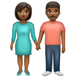 Mulher And Homem Holding Hands: Pele Morena Escura para WhatsApp 2.26.8.72
