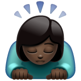 Perempuan menunduk: ton kulit gelap untuk WhatsApp 2.26.8.72