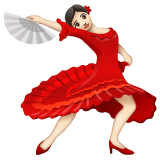 Mulher Dançando: Pele Clara para WhatsApp 2.26.8.72