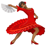 Mulher Dançando: Pele Morena Escura para WhatsApp 2.26.8.72