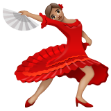 Mulher Dançando: Pele Morena para WhatsApp 2.26.8.72