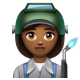 Operária: Pele Morena Escura para WhatsApp 2.26.8.72