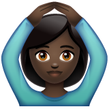 Mulher Fazendo Gesto De “Ok”: Pele Escura para WhatsApp 2.26.8.72