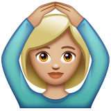 Mulher Fazendo Gesto De “Ok”: Pele Morena Clara para WhatsApp 2.26.8.72