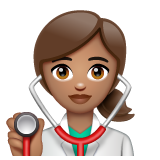 Mulher Profissional Da Saúde: Pele Morena para WhatsApp 2.26.8.72