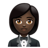 Mulher De Smoking: Pele Escura para WhatsApp 2.26.8.72