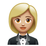 Mulher De Smoking: Pele Morena Clara para WhatsApp 2.26.8.72