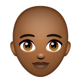 Mulher: Pele Morena Escura, Careca para WhatsApp 2.26.8.72