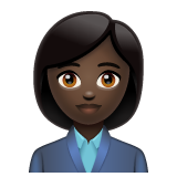 Funcionária De Escritório: Pele Escura para WhatsApp 2.26.8.72