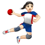 Jogadora De Handebol: Pele Clara para WhatsApp 2.26.8.72