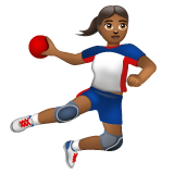 Jogadora De Handebol: Pele Morena Escura para WhatsApp 2.26.8.72