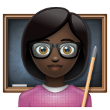 Professora: Pele Escura para WhatsApp 2.26.8.72