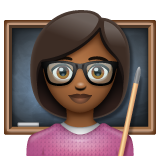 Professora: Pele Morena Escura para WhatsApp 2.26.8.72