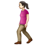 Mulher Andando: Pele Clara para WhatsApp 2.26.8.72