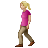 Mulher Andando: Pele Morena Clara para WhatsApp 2.26.8.72