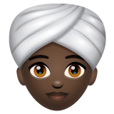 Mulher Com Turbante: Pele Escura para WhatsApp 2.26.8.72