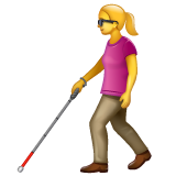 Mulher Com Bengala Para Cego para WhatsApp 2.26.8.72