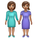 Duas Mulheres De Mãos Dadas: Pele Morena para WhatsApp 2.26.8.72